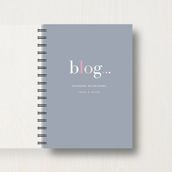 Personalised 'Bloggers' Journal or Notebook