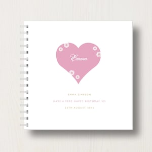 Libro o album personalizzato dei ricordi della sorella