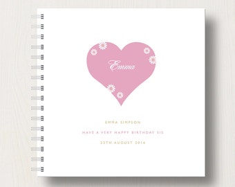 Personalised Sister's Memories Book or Album