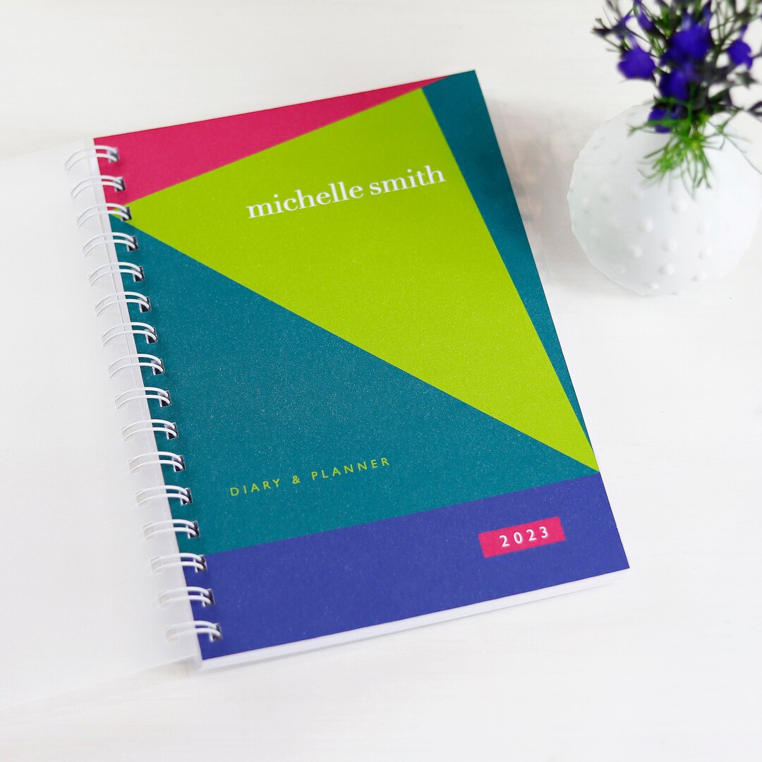 Personalised 2024 Diary/planner With Week to View Etsy