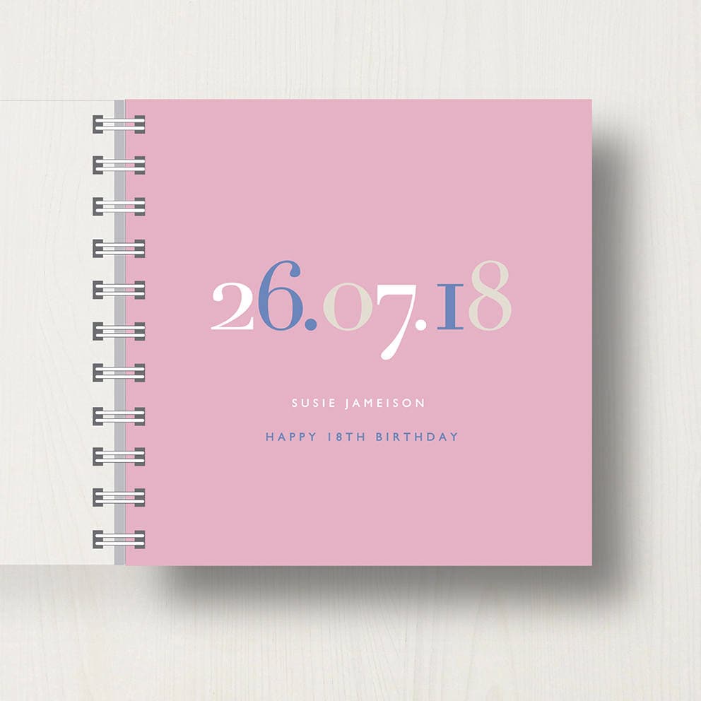 Personalised Landmark Date Small Notebook