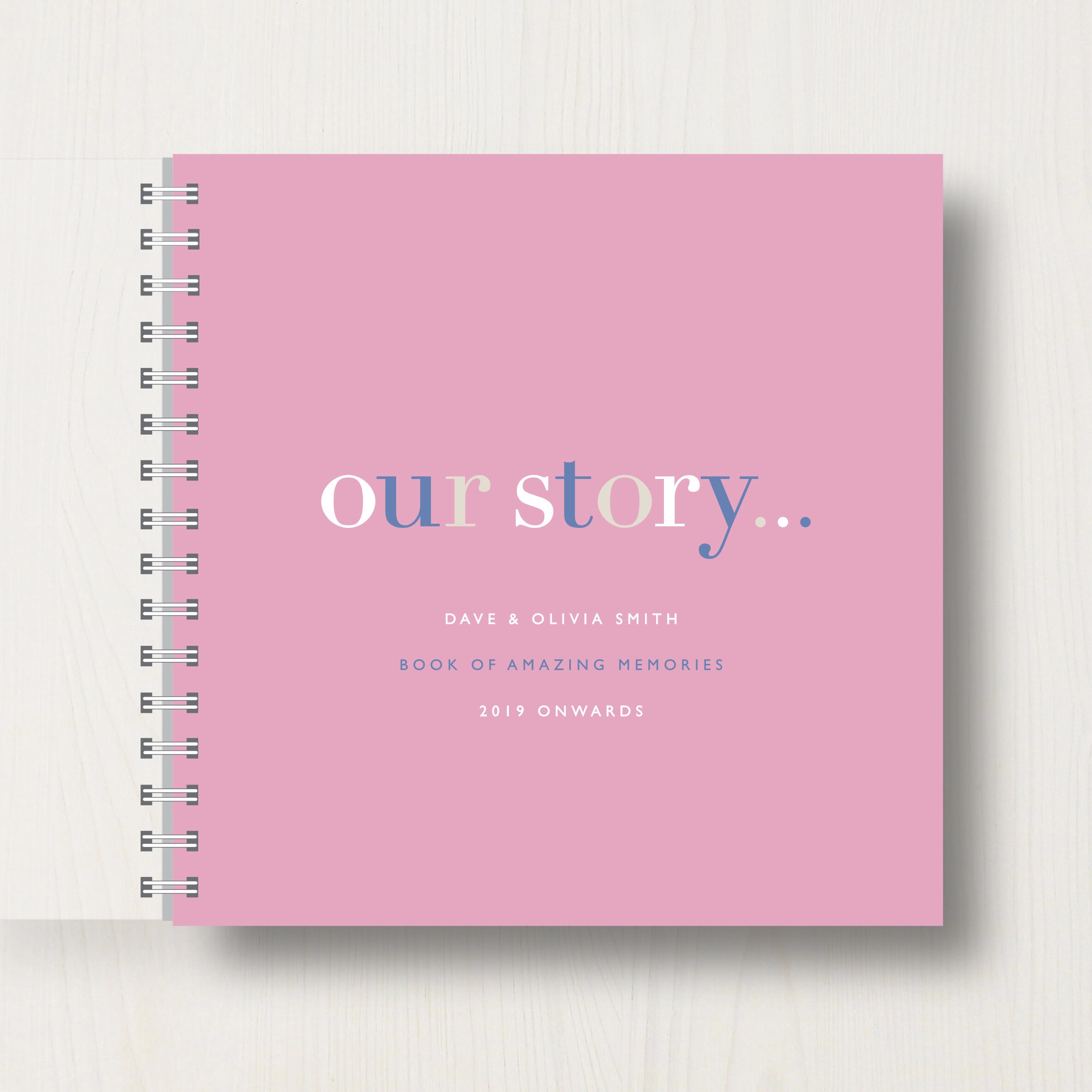 Personalised 'Our Story' Memory Book Or Album