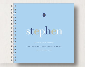 Personalised Christening or Baptism Memory Book