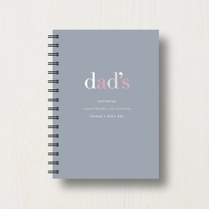 Journal ou carnet de notes personnalisé pour papa