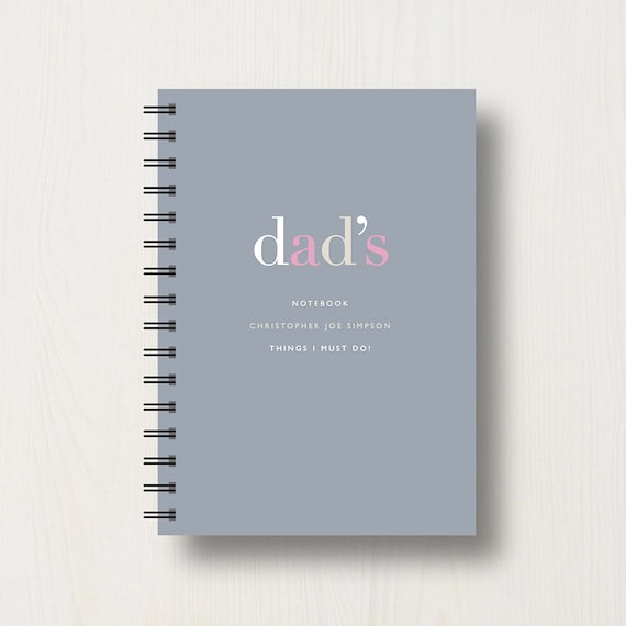 Personalised Dad's Journal or Notebook