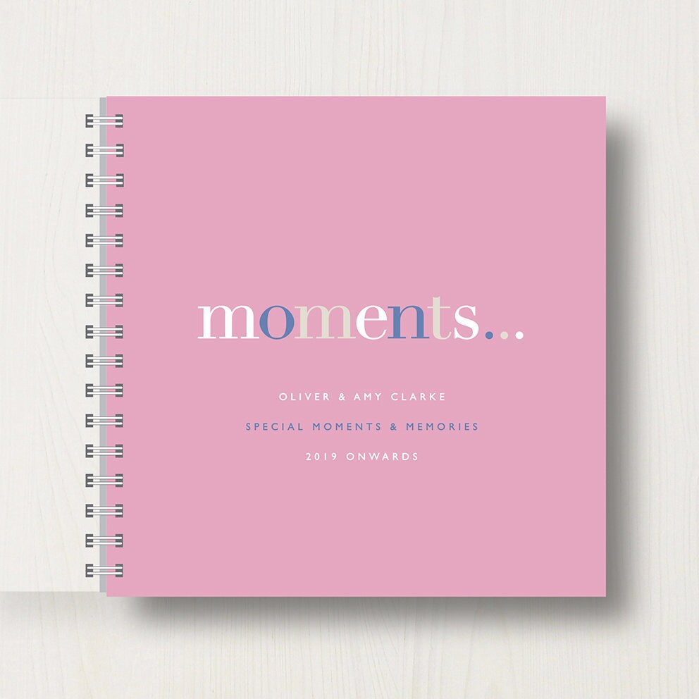 Personalised 'moments' Memory Book Etsy