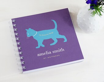 Libreta pequeña personalizada con gatito