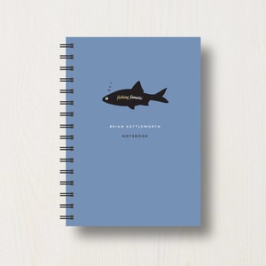 Personalised Fishing Lover&#39;s Journal or Notebook