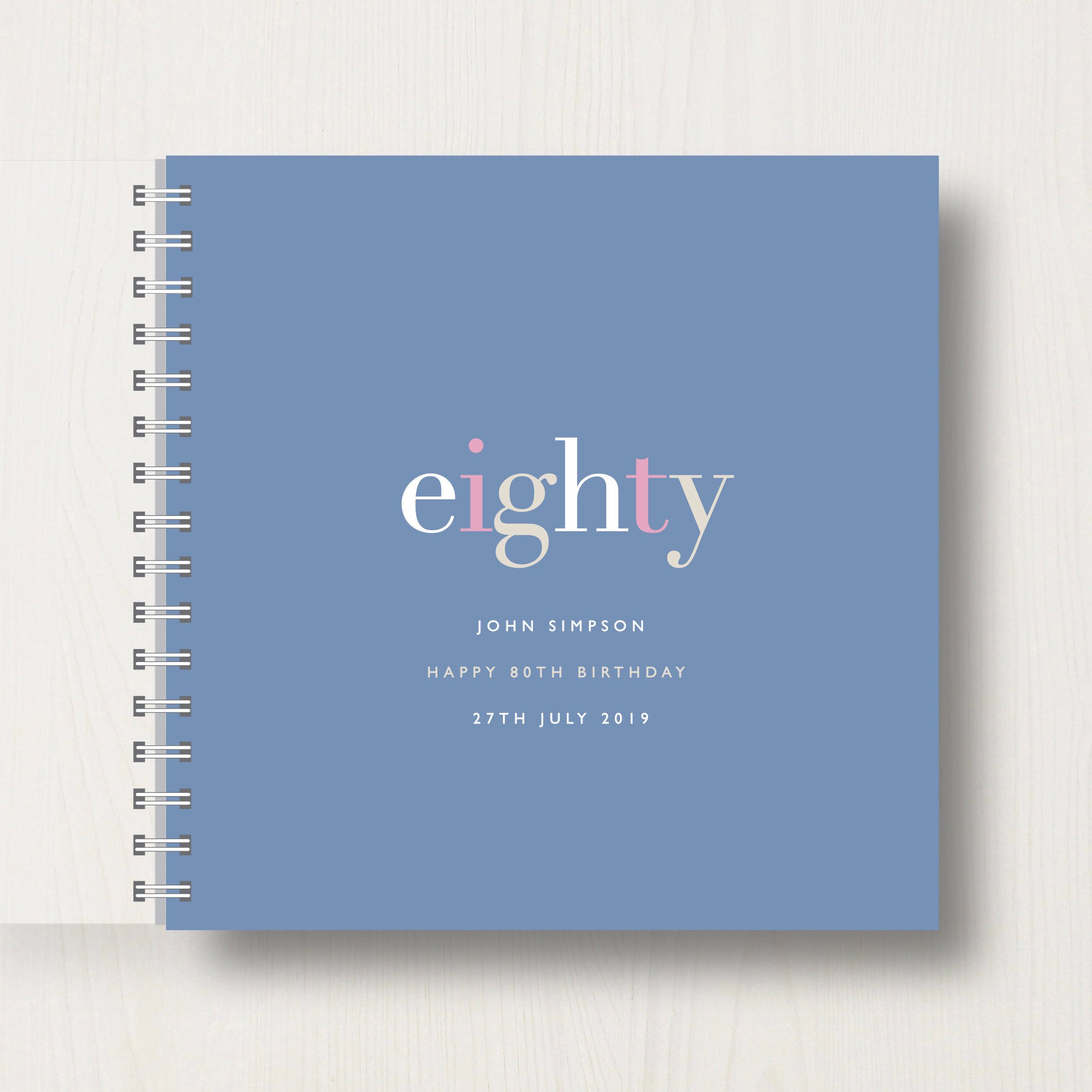 Personalised 80th Birthday Memory Book or Album - Etsy