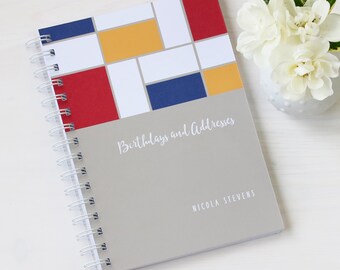 Personalised Birthday and Address Book for Art Lovers