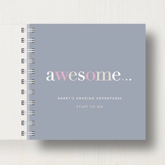 Personalised 'awesome' Stuff to Do Small Notebook 