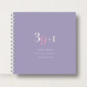 Personalised 40th Birthday Memory Book/Album