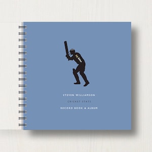 Personalisiertes Cricket-Liebhaberbuch oder Album