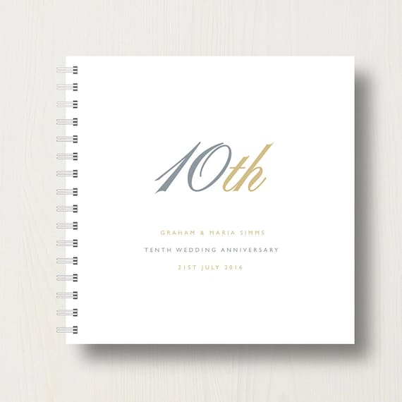 Personalised 10th Anniversary Memories Book Or Album Etsy Personalised 10th Anniversary Memories Book Or Album Etsy