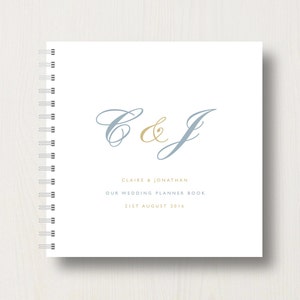 Libro de planificación de bodas personalizado