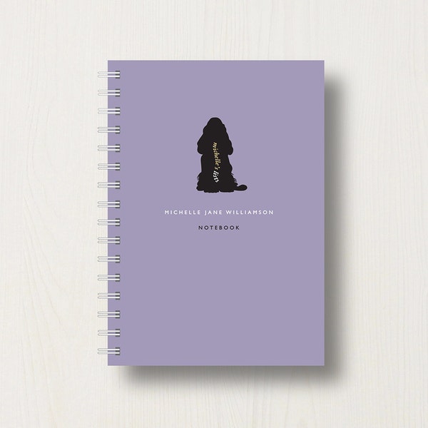 Personalisierte Cocker Spaniel Liebhaber Journal