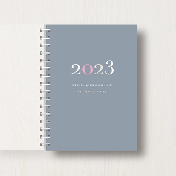 Personalised 2022 or 2023 Journal or Notebook - Etsy