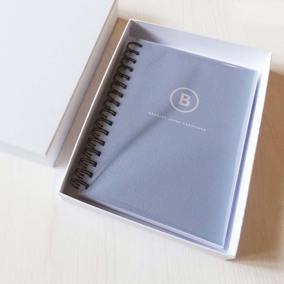 White Laminated A5 Gift Box journal NOT INCLUDED Etsy UK