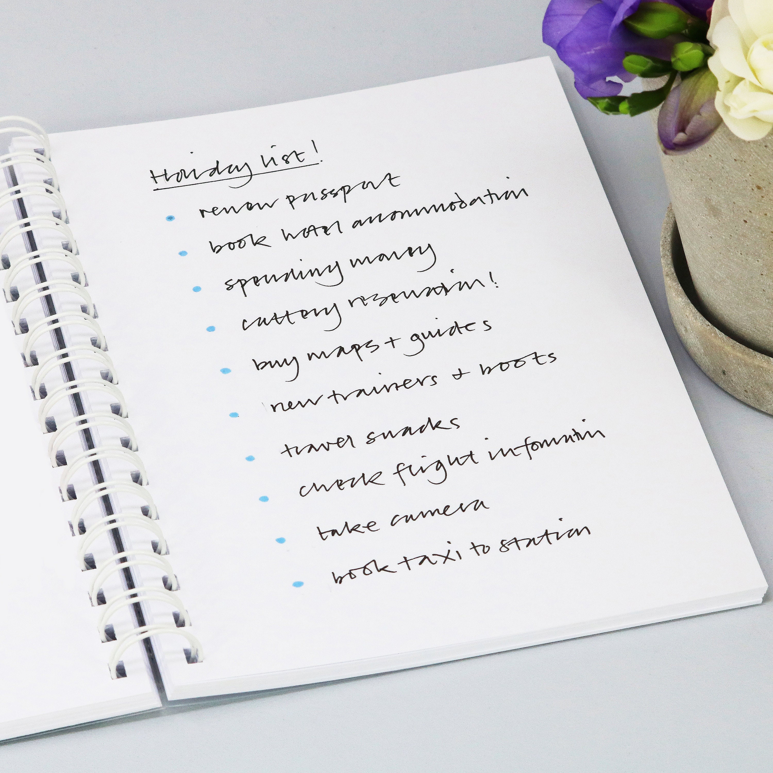 Personalised Bucket List Journal
