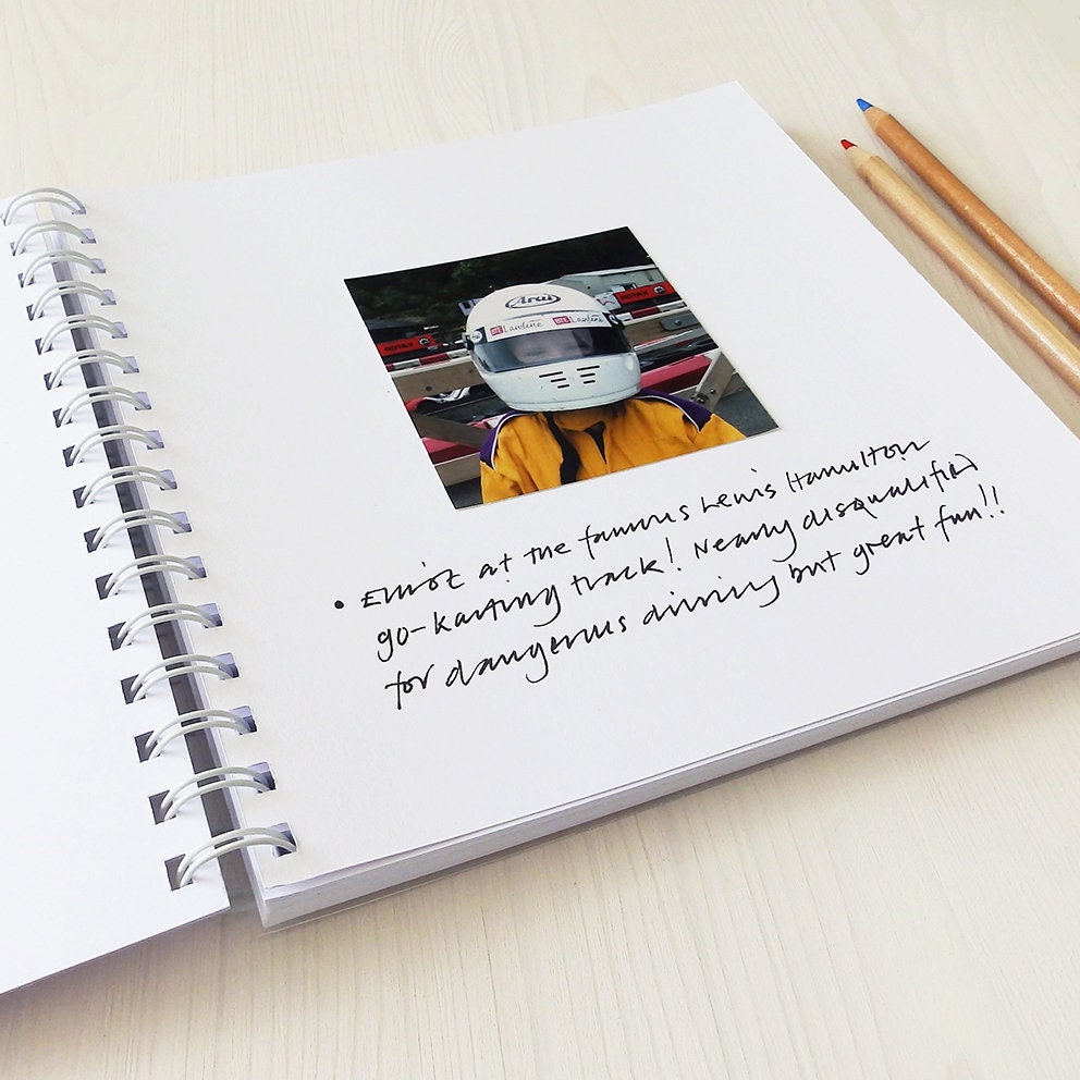 Personalised 10th Wedding Anniversary Memories Book or Album - Etsy