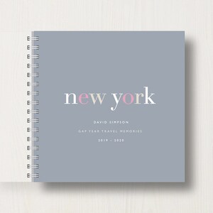 Personalised Travel or Holiday Destination Memory Book