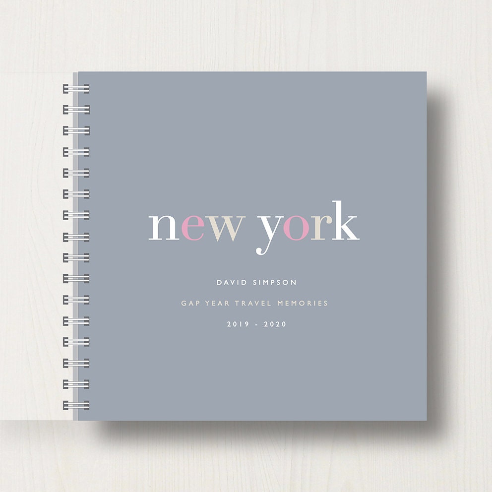 PERSONALISED 1ST HOLIDAY PHOTO ALBUM MEMORY BOOK//SCRAPBOOK /& FREE Delivery in the UK
