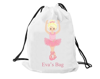 PERSONALISED HAMSTER GYM DANCE PE SWIMMING BAG GREAT KIDS GIFT /& NAMED 2
