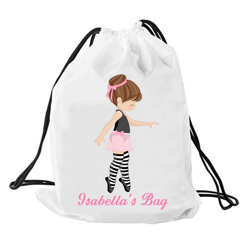 Personalized Ballet bag Personalised drawstring bag dance Etsy