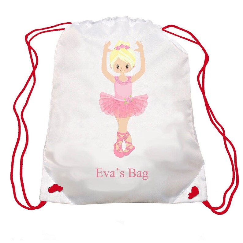 Personalized Ballet bag Personalised drawstring bag dance Etsy
