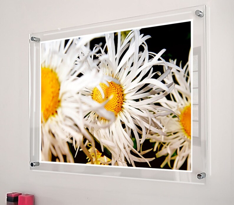 Clear Floating Picture Photo Wall Frame for 10 X 20 /25 Etsy UK