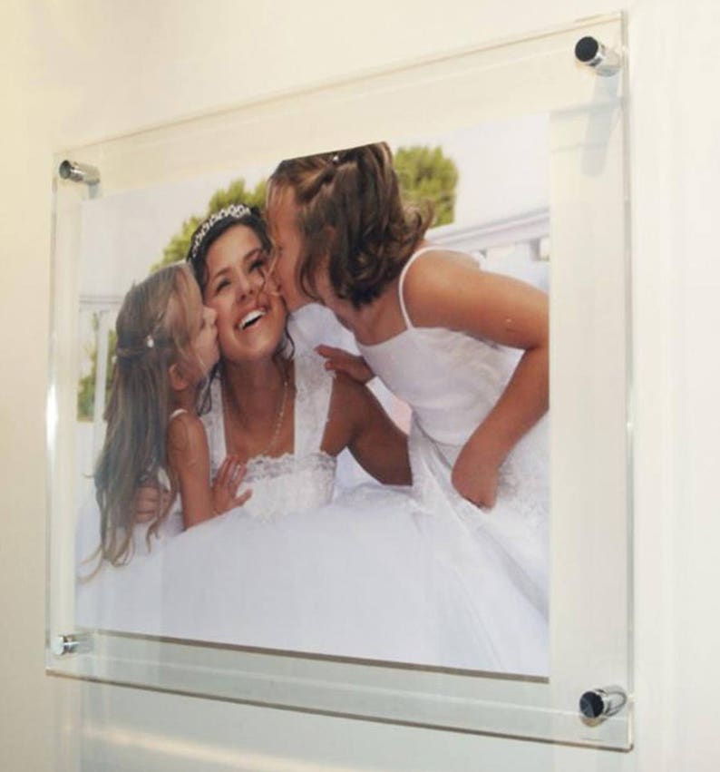 Clear Floating Picture Photo Wall Frame for 10 X 20 /25 Etsy UK
