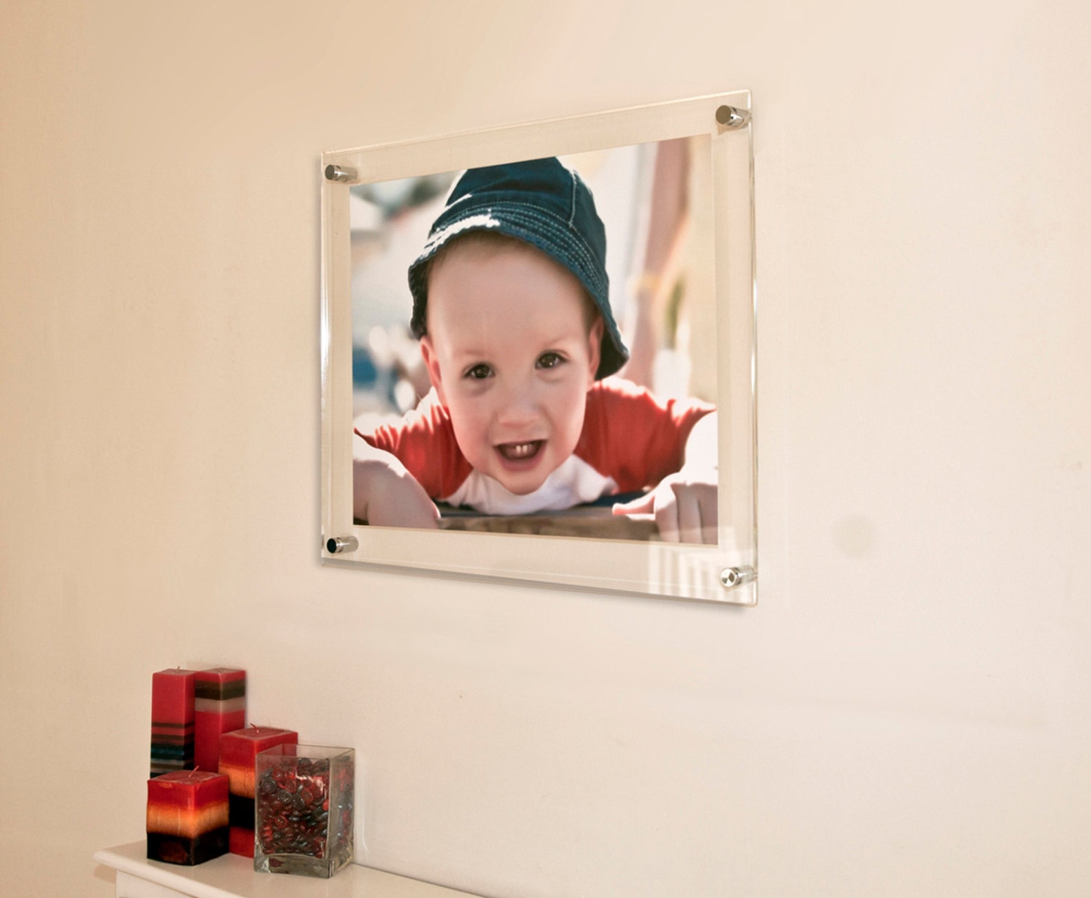Clear Floating Picture Photo Wall Frame for 10 X 20 /25 Etsy UK