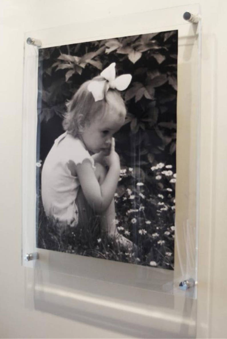 Clear Floating Picture Photo Wall Frame for 10 X 20 /25 Etsy UK