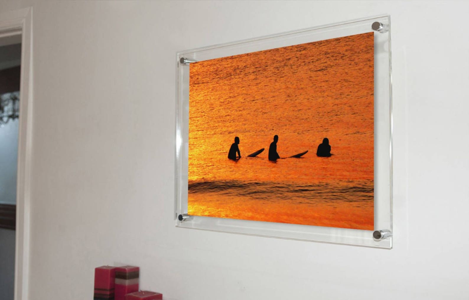 Clear Floating Picture Photo Wall Frame for 10 X 20 /25 Etsy UK