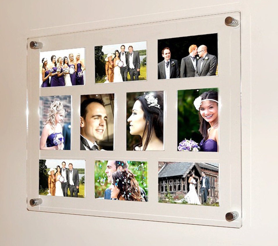 5 X 7 Multi Picture Photo Frame Magnetic Easy