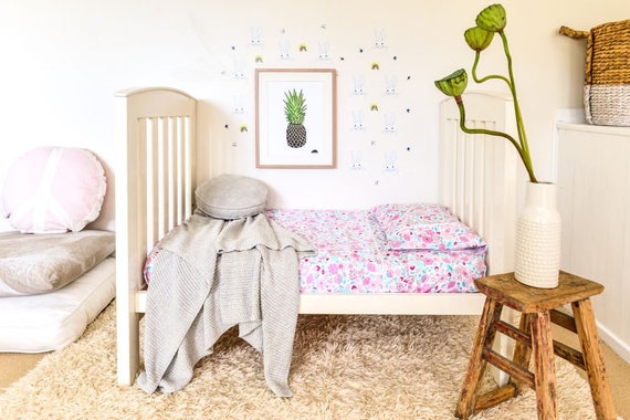 organic cotton cot bed sheets