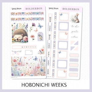 SPRING DREAM Hobonichi Weeks || Planner Sticker Kit
