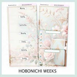 UNIDAS CON AMOR Hobonichi Weeks // Kit de pegatinas para planificador, Bookish