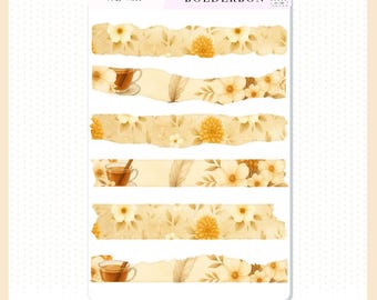 FALL VIEW || Washi Journal Stickers
