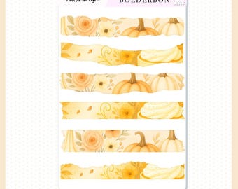 AUTUMN LIGHT || Washi Journal Stickers