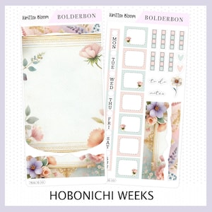 WRITTEN BLOOM Hobonichi Weeks || Planner Sticker Kit