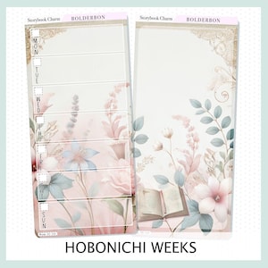 ENCANTO DE CUENTO DE CUENTOS Hobonichi Weeks // Kit de pegatinas para planificador, Bookish