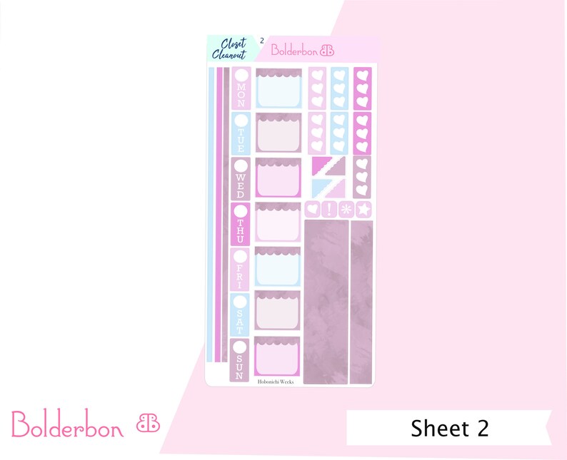 Nettoyage du placard en anglais seulement Kit Etsy