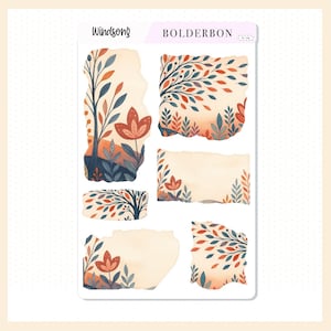 WINDSONG || Torn Pieces Journal Stickers