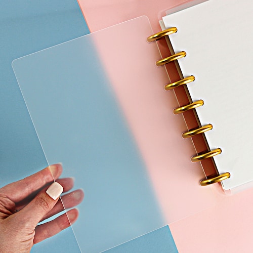 DISCBOUND COVERS Frosted Clear 7 Hole Punch Plastic Etsy