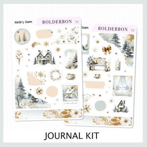 WINTER&#39;S CHARM || Journal Sticker Kit
