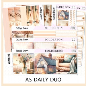 LANDHAUS CHARME || A5 Daily Duo Sticker Kit