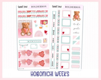 Lost in Love Hobonichi Weeks | Planner Sticker Kit - Etsy