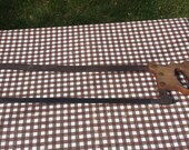 Vintage Enterprise Meat Hand-Saw Meat Hacksaw Wood Handle Farm House Kitchen Deco