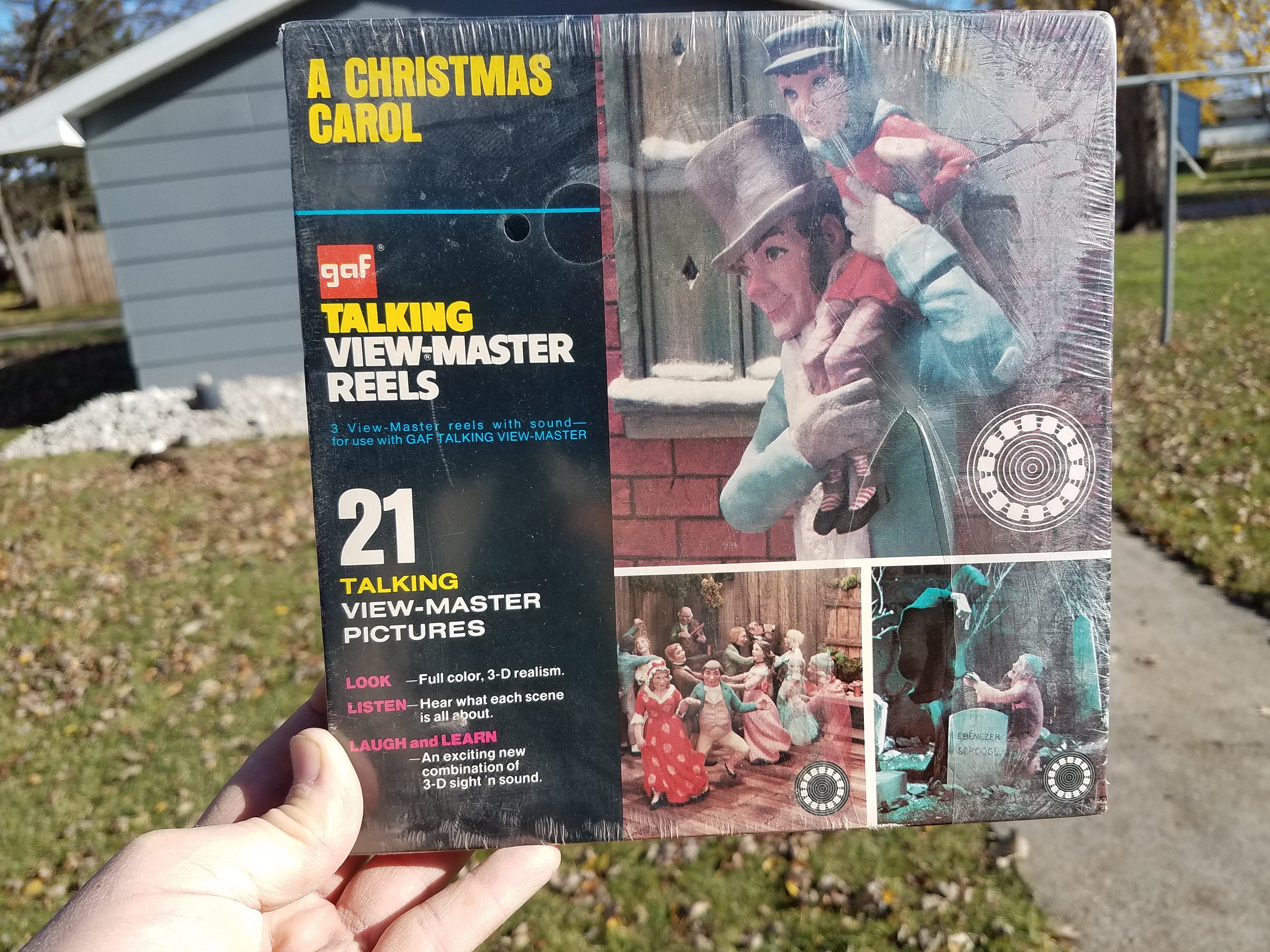 GAF Talking View-Master Reels A Christmas Carol 21 Talking Pictures NOS  Sealed